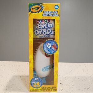 Crayola blast off bath play set
